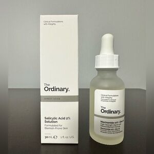 The Ordinary Salicylic Acid 2% Solution & Niacinamide 10% + Zinc 1% New & Unused
